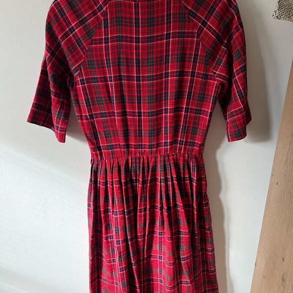 Vintage Plaid Dress - Picture 2 of 7